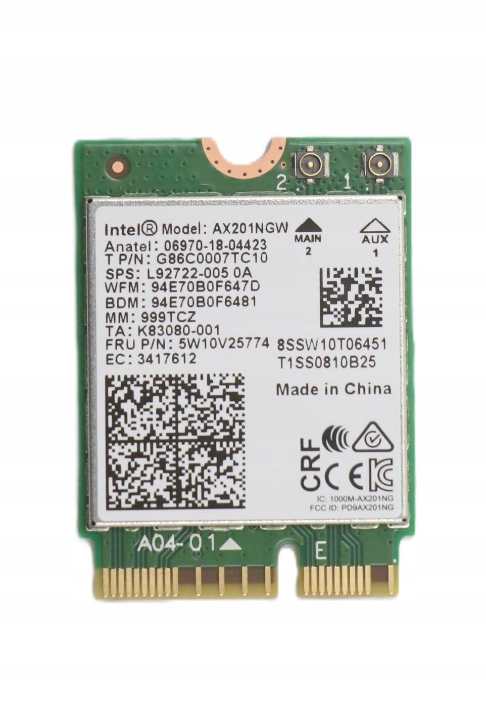 WiFi karta Lenovo 5W10V25775 ThinkBook 15p G2 14 G4 14s Yoga G2 15 G4 16 G4