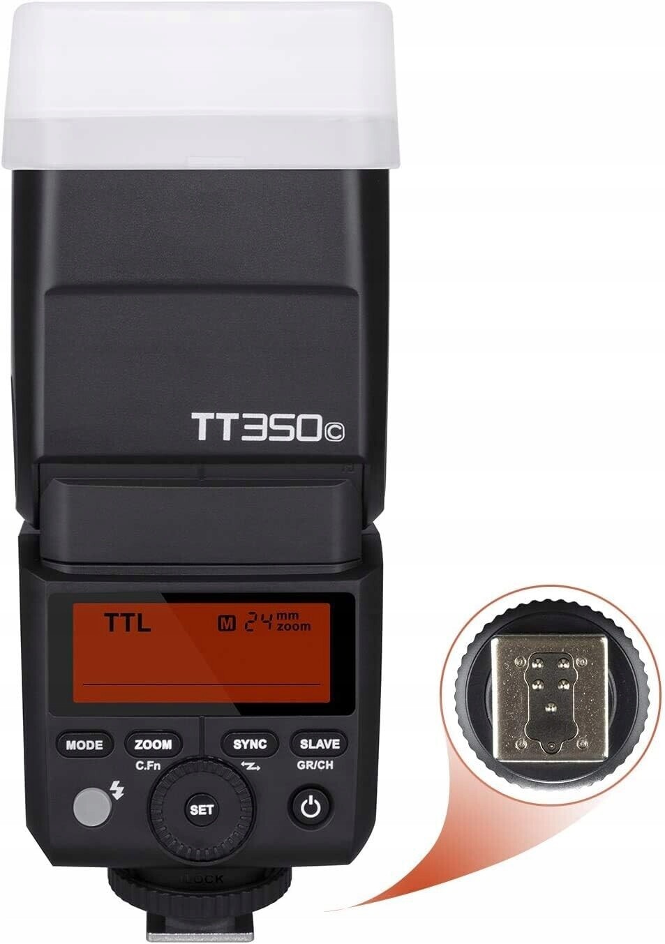 Godox Thinklite TT350C Mini 2.4G bezdrátový Ttl blesk pro fotoaparáty
