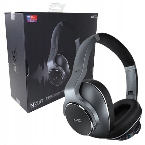Bluetooth Sluchátka Do Uší Akg N700NC Originální Audio Kabel Anc, Stříbrná Barva