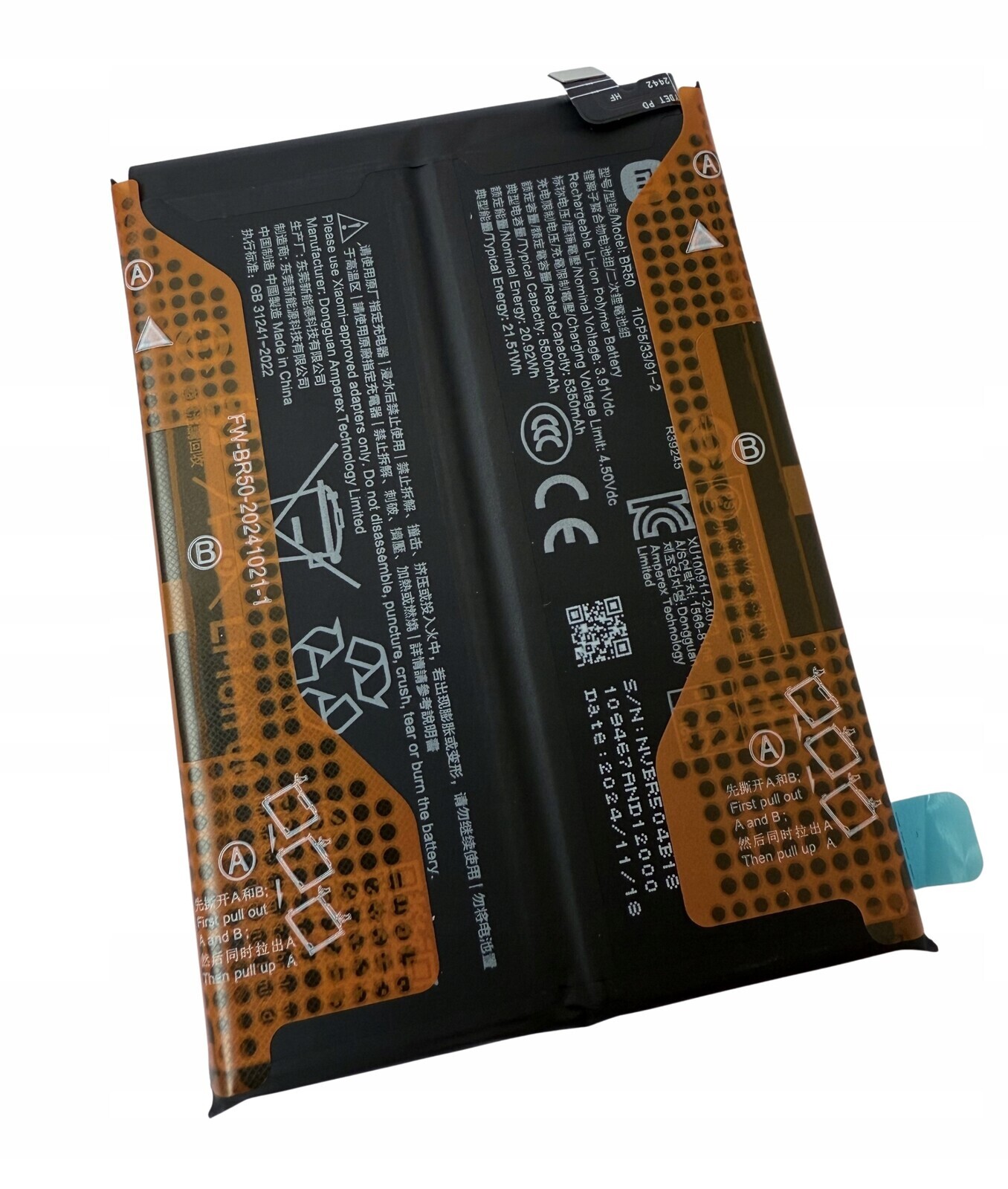 Org Nová originální akumulátor pro Xiaomi Redmi Note 14 4G, BR50