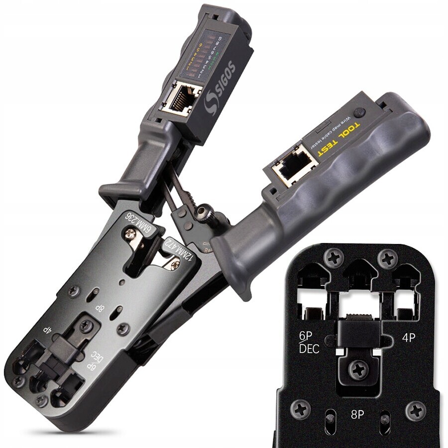 Svorkovnice s testerem Lan Konektor RJ45 Rj na šroub Utp Ftp Tester