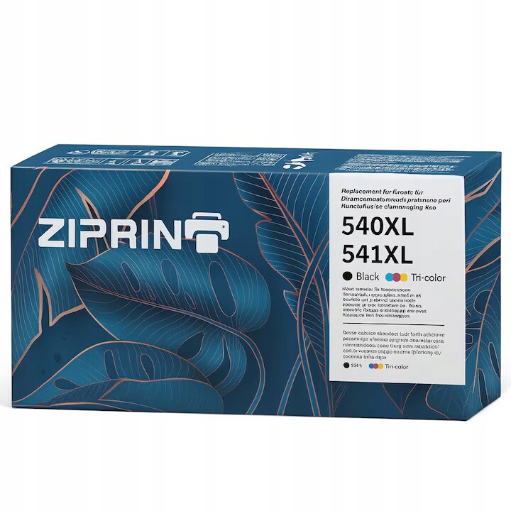 Sada inkoustů Ziprint 540XL/541XL – kompatibilní s Canon Pixma