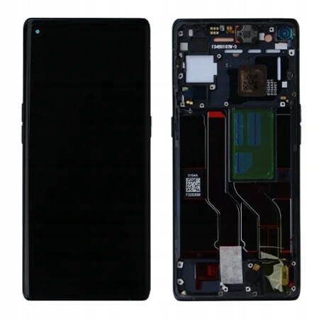 Originální Rámeček LCD Oppo Displej Reno 5 Pro 5G Digitizer Černý