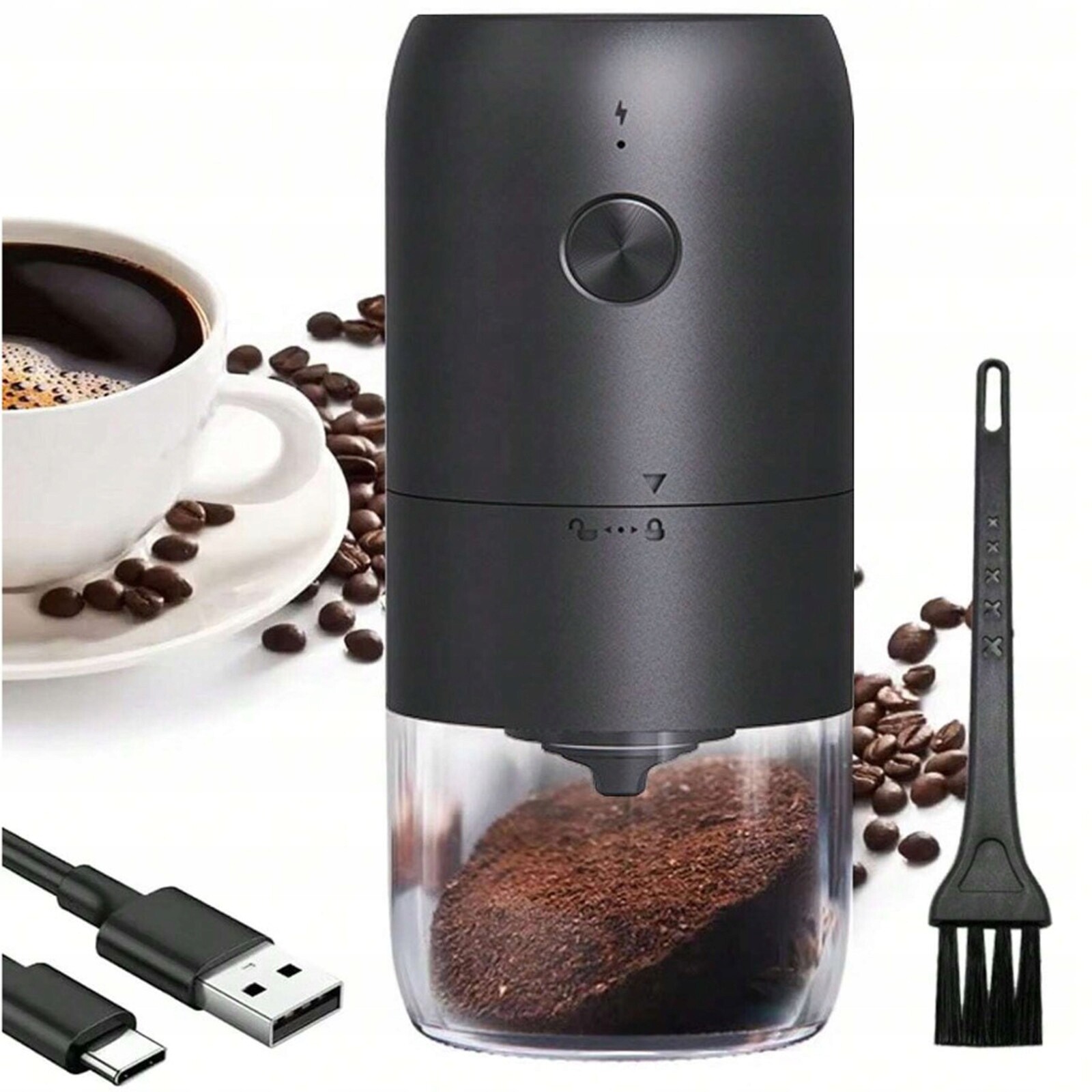 Elektrický Mlýnek Na Kávu Bezdrátový Přenosný Usb