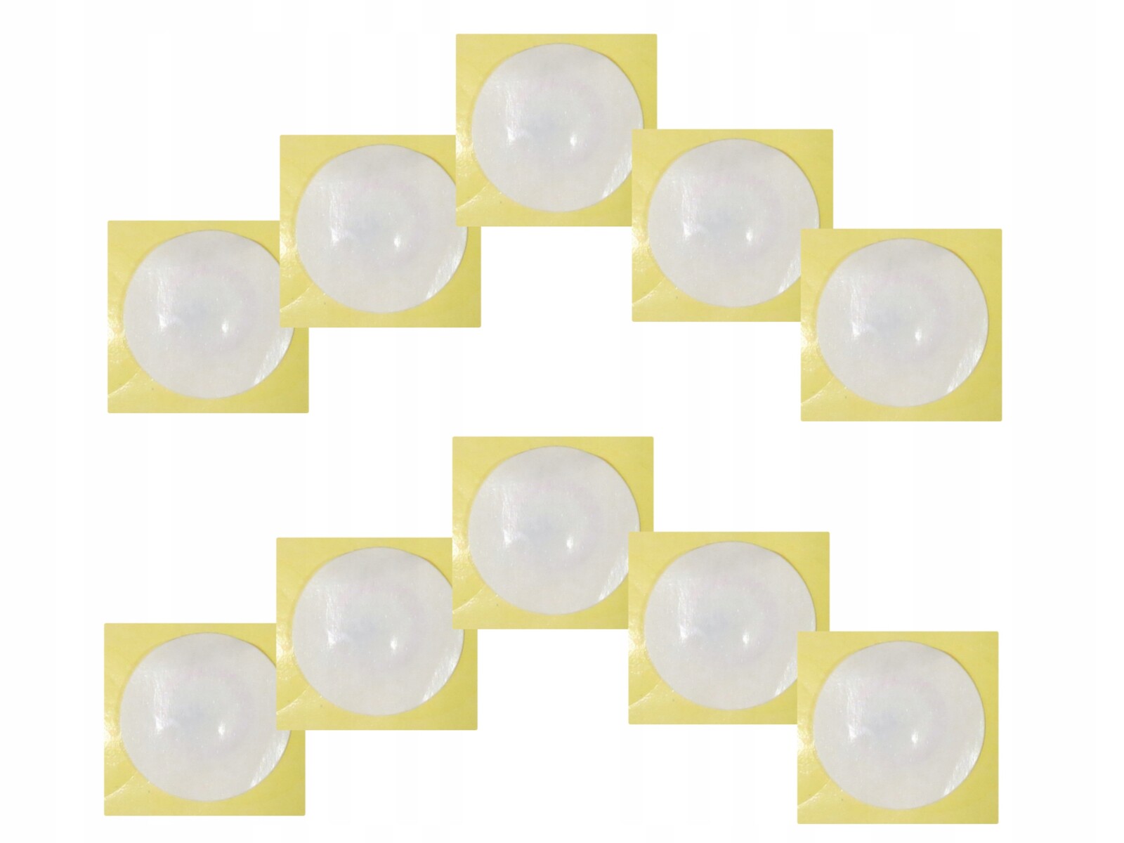 Samolepka Rfid ID Unique 125 kHz Tag EM4100 pro Zámek Domofonu 25 mm 100 kusů