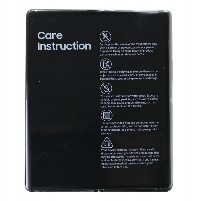 Originální LCD displej Pro Samsung Galaxy Z Fold2 5G F916 Černý