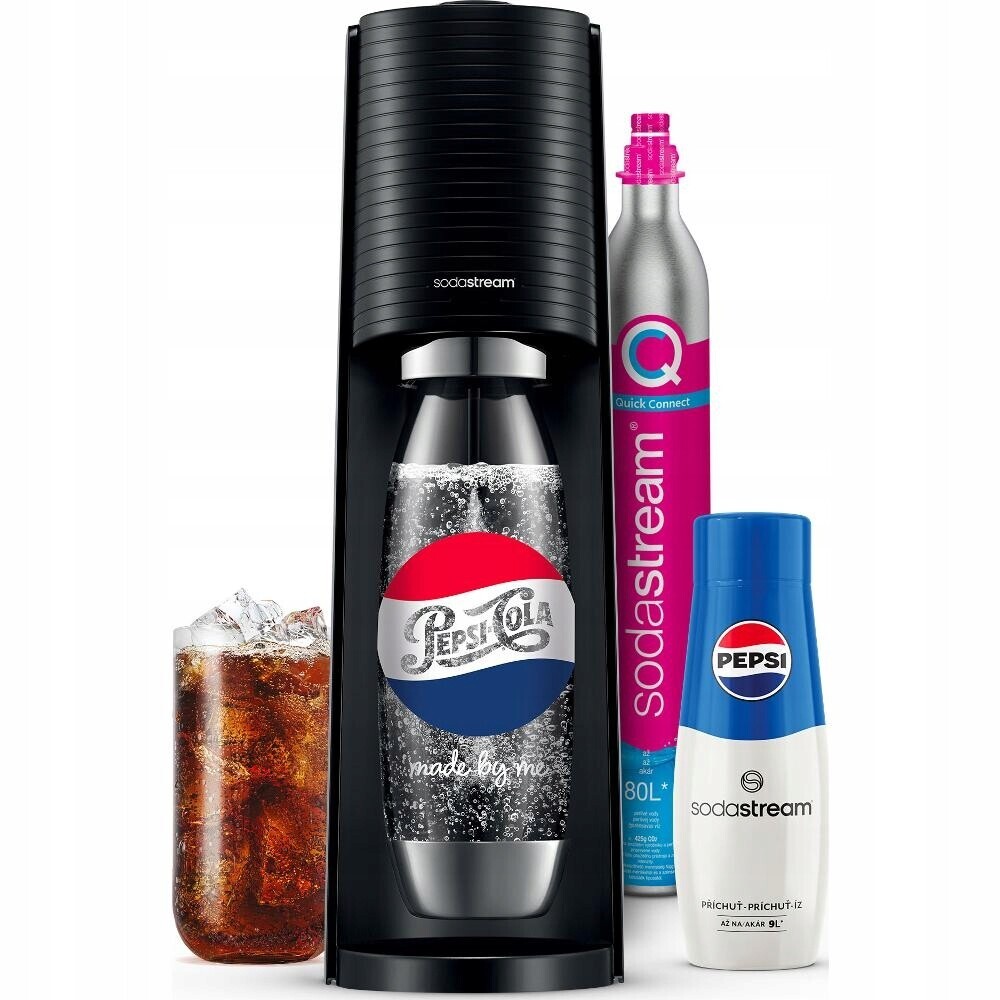 Výrobník sody Sodastream Terra Black Pepsi Mpack