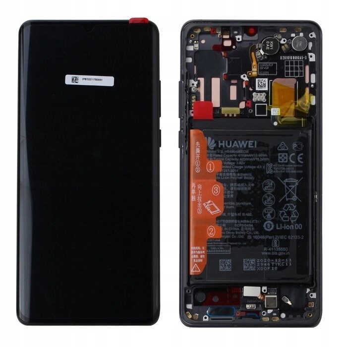 Originální Displej Huawei P30 Pro LCD Digitizer Baterie Rámeček