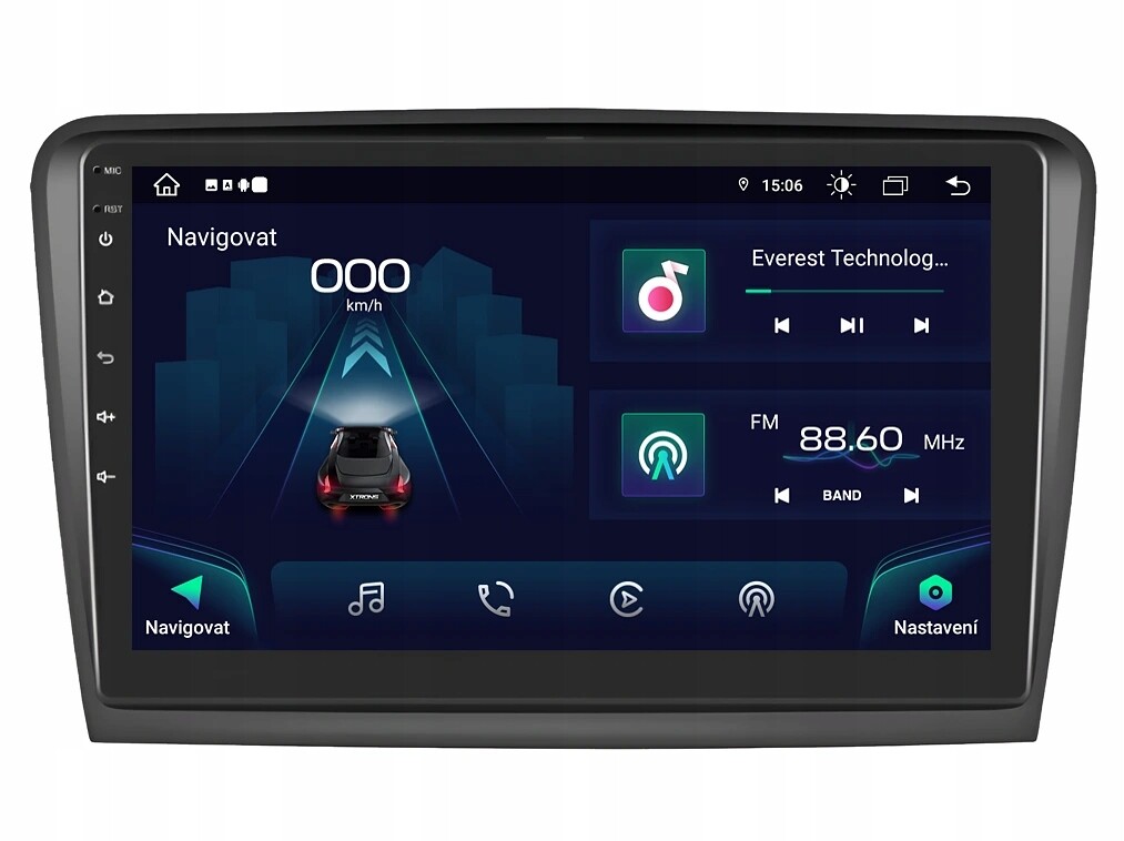 Xtrons 2DIN autorádio IAP12-XEV12 Android, Škoda Superb II