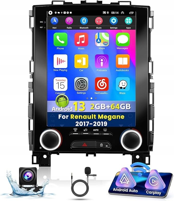 Rádio Renault Megane 2017–2019 9,7