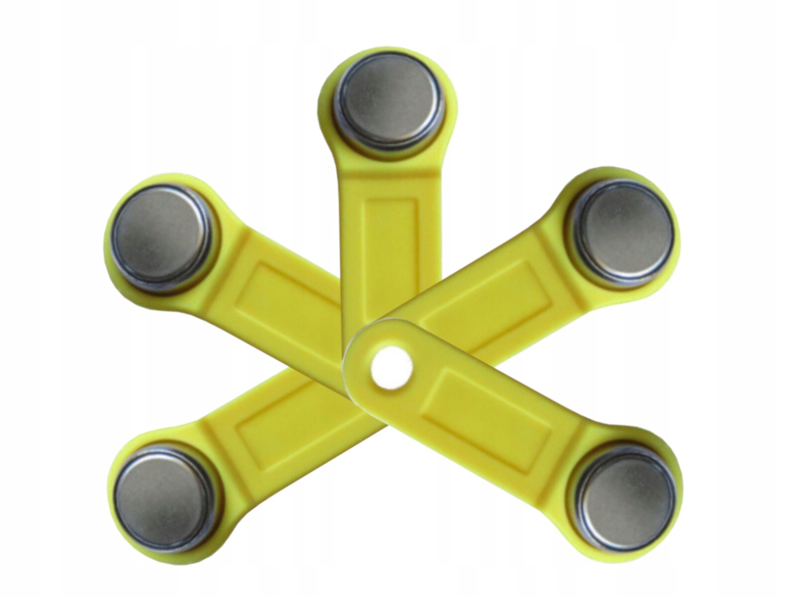 Přívěsek Na Klíče Pastilka pro Dallas iButton TM1990 Cyfral Laskomex žlutá 50 kusů