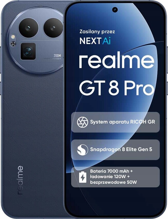 Smartphone realme Gt 8 Pro 16/512GB 5G Oled Nfc Dual Sim Blue modrý