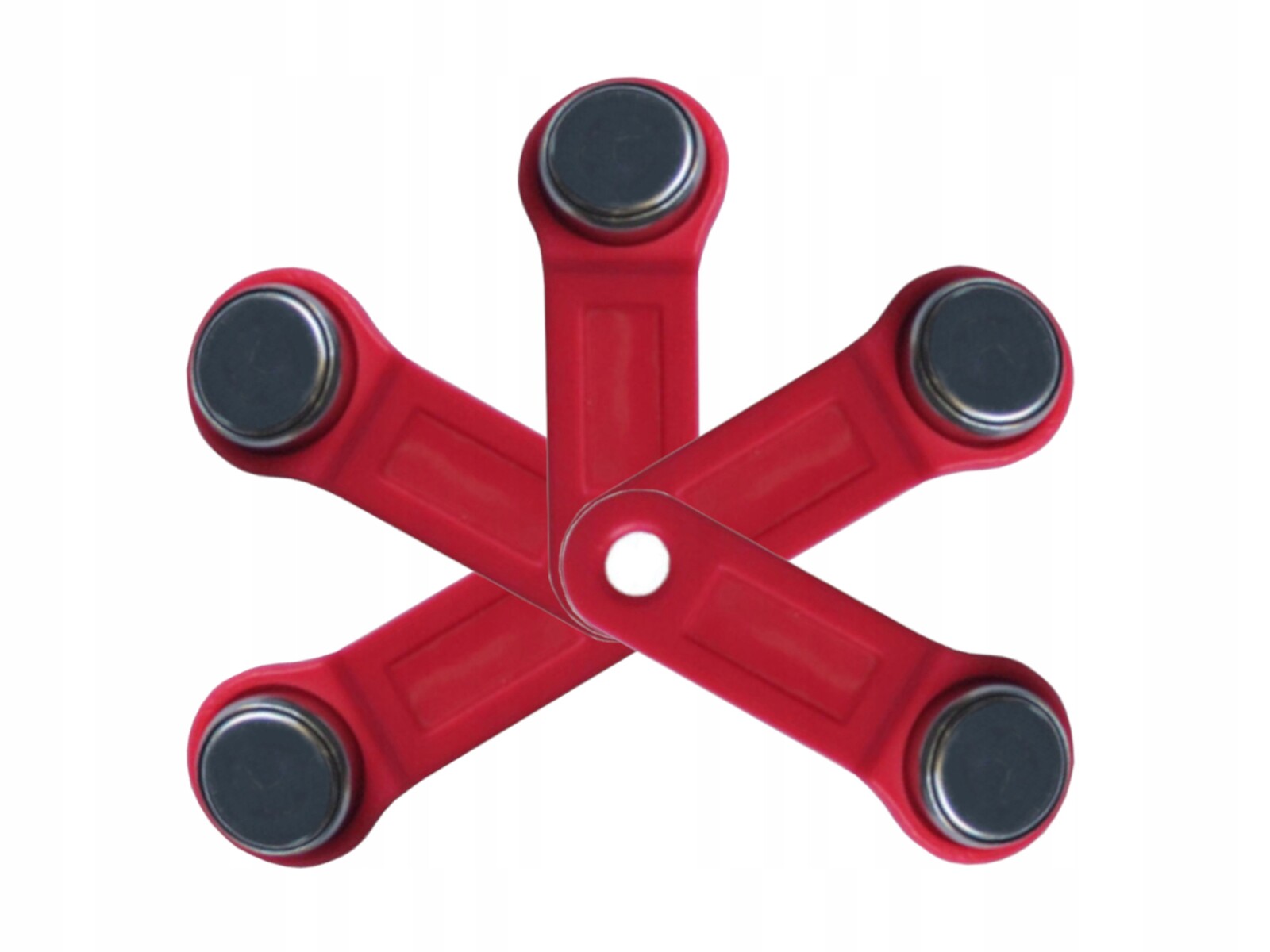 Přívěsek Na Klíče Pastilka pro Dallas iButton TM1990 Cyfral Laskomex červená 50 kusů