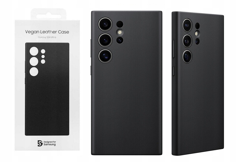 Originální Pouzdro Samsung Leather Case pro Samsung Galaxy S24 Ultra Černé