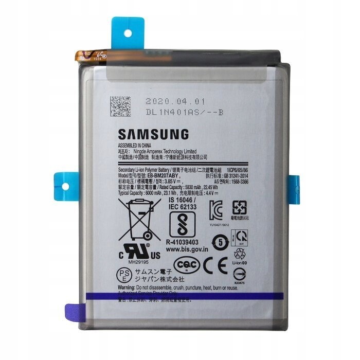 Baterie Akumulátor Samsung EB-BM207ABY M31 Galaxy M315 6000 mAh Originální