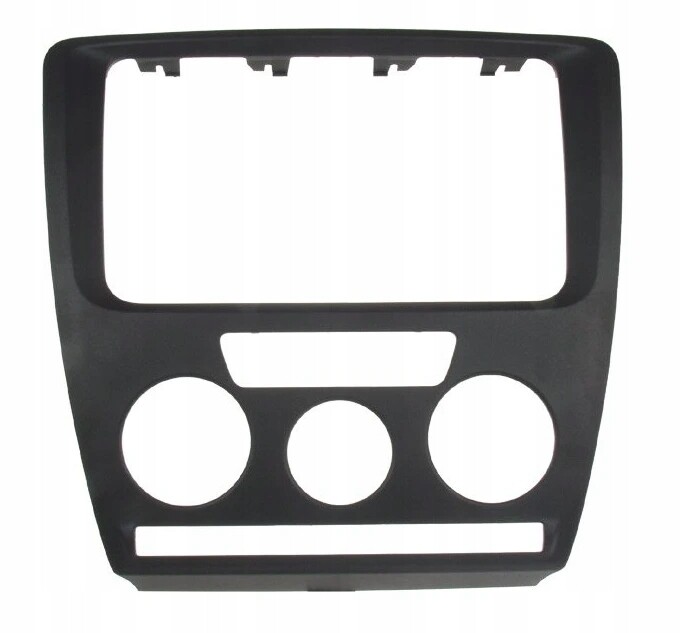 Rámeček pro Škoda Octavia II s manuální klimatizací černý