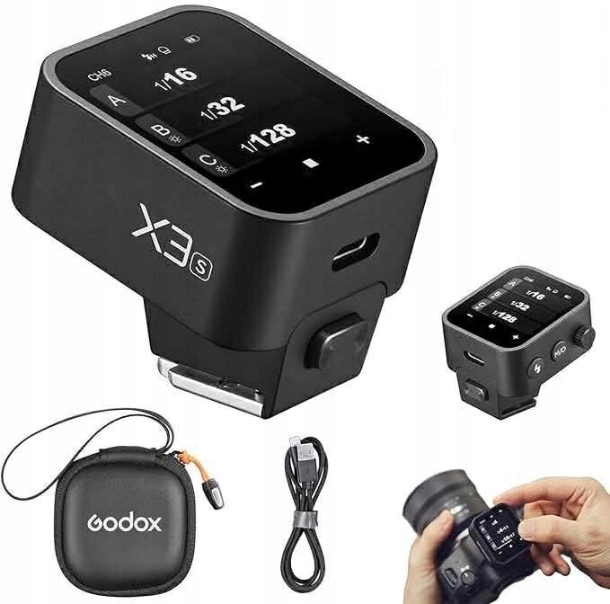 Bezdrátový bleskový spouštěč Godox X3S Flash Trigger 2.4G TTL-Autoflash