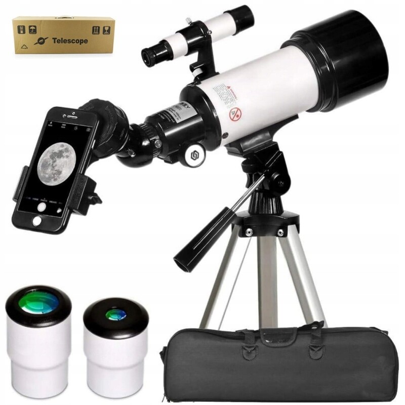 Astronomický Teleskop Dalekohled Skyline 70/400 MM Zoom 16X-120X Příslušenství