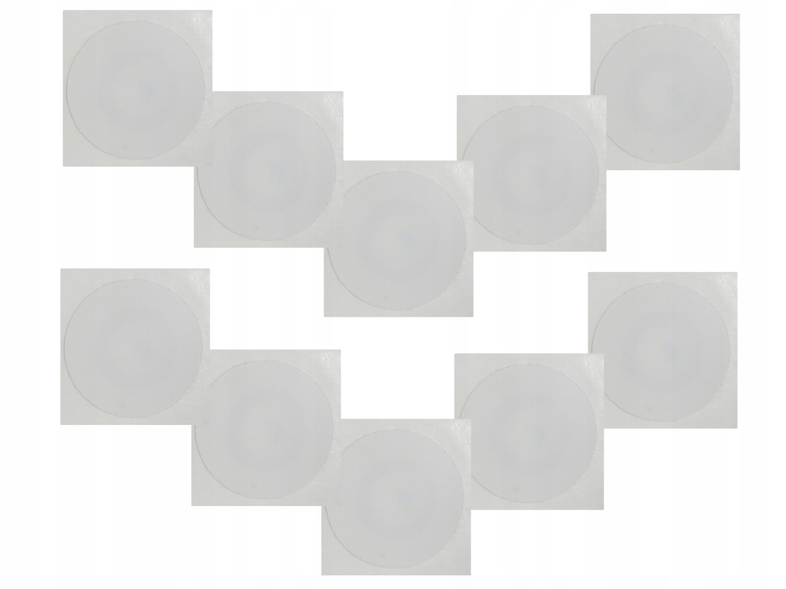 Samolepka Rfid ID Unique 125 kHz Tag EM4100 pro Zámek Domofonu 35 mm 100 kusů