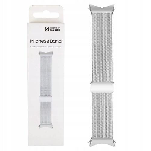 Náramek Milánský Tah Band Řemínek Pro Hodinky Samsung Watch 4/ 5 44 mm Stříbrný