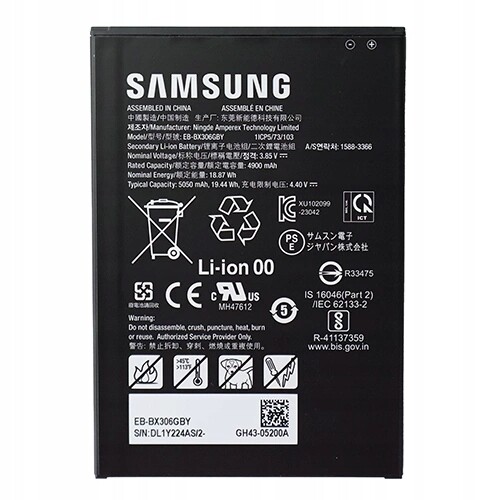 Originální Baterie Akumulátor Samsung Tab Active 5 X306 5050 mAh