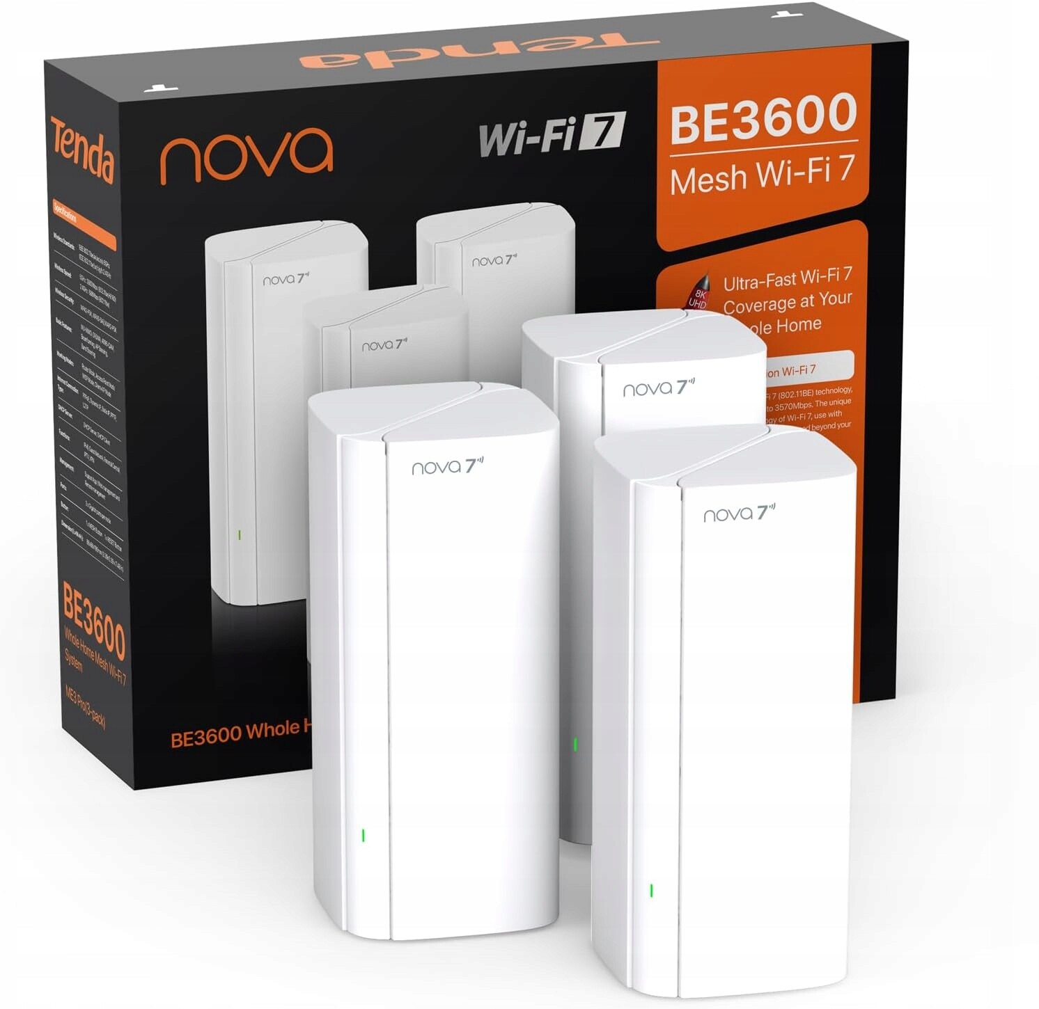 Tenda Nova ME3 PRO-3 802.11be Wi-Fi 7 Ultra rychlý přístupový bod router