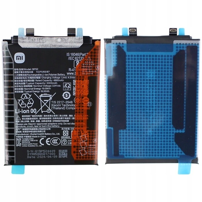 Originální Baterie Akumulátor BP52 5000 mAh Pro Xiaomi Poco F6