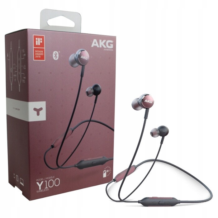 Bezdrátová Bluetooth Sluchátka Akg Y100 Harman, Originální