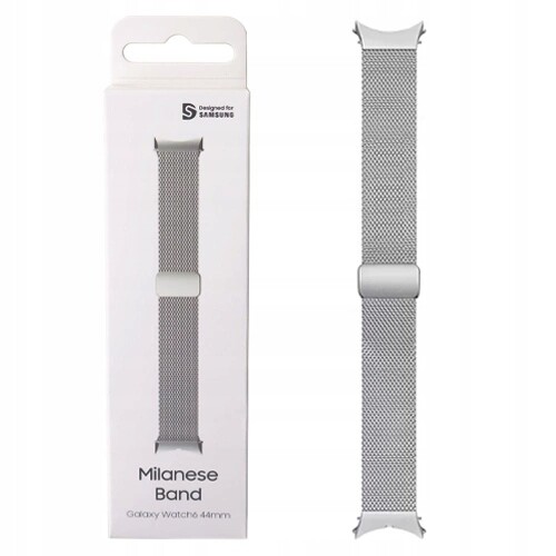 Náramek Milánský Tah Band Řemínek Pro Hodinky Samsung Watch 6 44 mm Stříbrný
