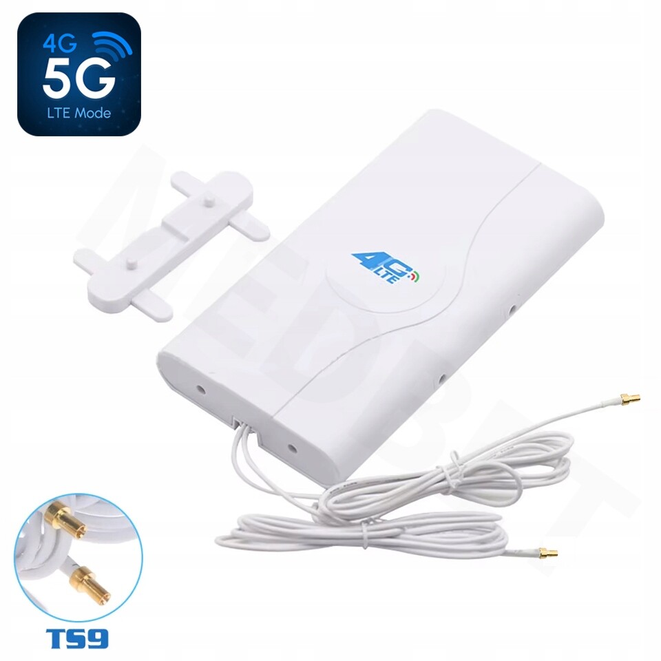Velká Anténa Gsm Wi-Fi 44 dBi Duální Konektor TS9 Lte 3G 4G 5G Wi-Fi K10
