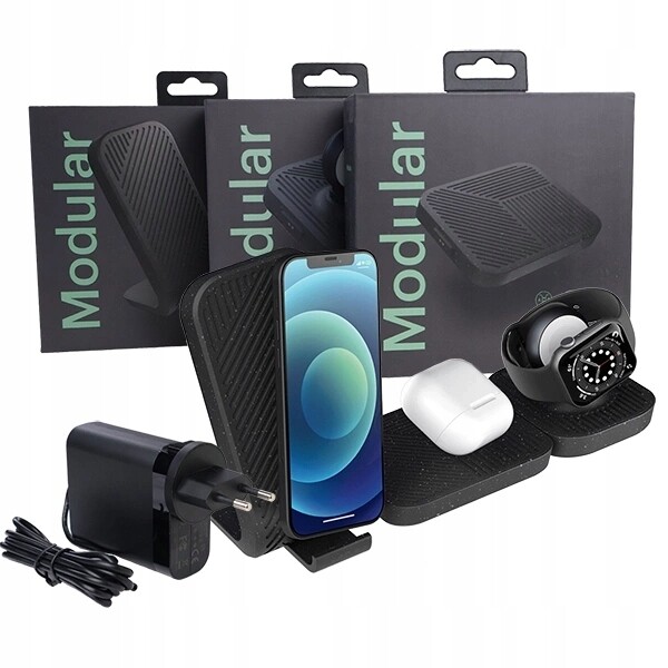 Sada Indukčních Nabíječek Zens Modular 15W Pro Chytré Telefony A Chytré Hodinky