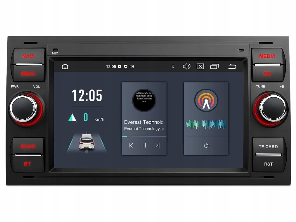 Xtrons 2DIN autorádio PX74QSFBL Android, Ford