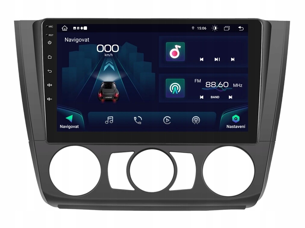 Xtrons 2DIN autorádio IAP12-XEV34 Android, Bmw E81/E82/E87/E88 s man. klim.