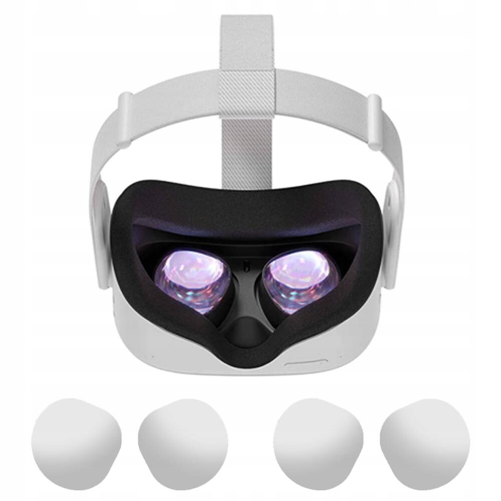 2 sady ochranné fólie na ochranu čoček pro Oculus Quest 1/2
