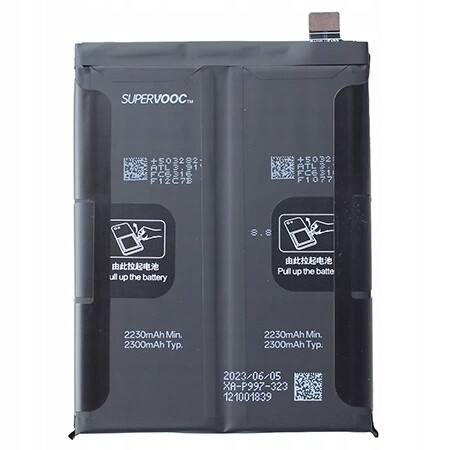 Originální Baterie Akumulátor BLP997 Pro Oppo Reno 10 Pro 5G 2300 mAh