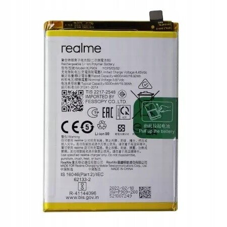 Originální Baterie Akumulátor Realme 9 5G BLP909 5000mAh
