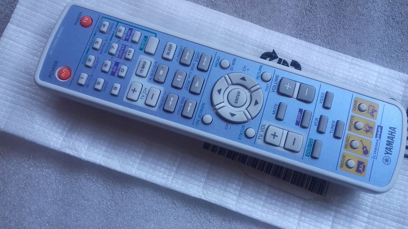 Dálkový ovladač Yamaha DVR-S100RDS