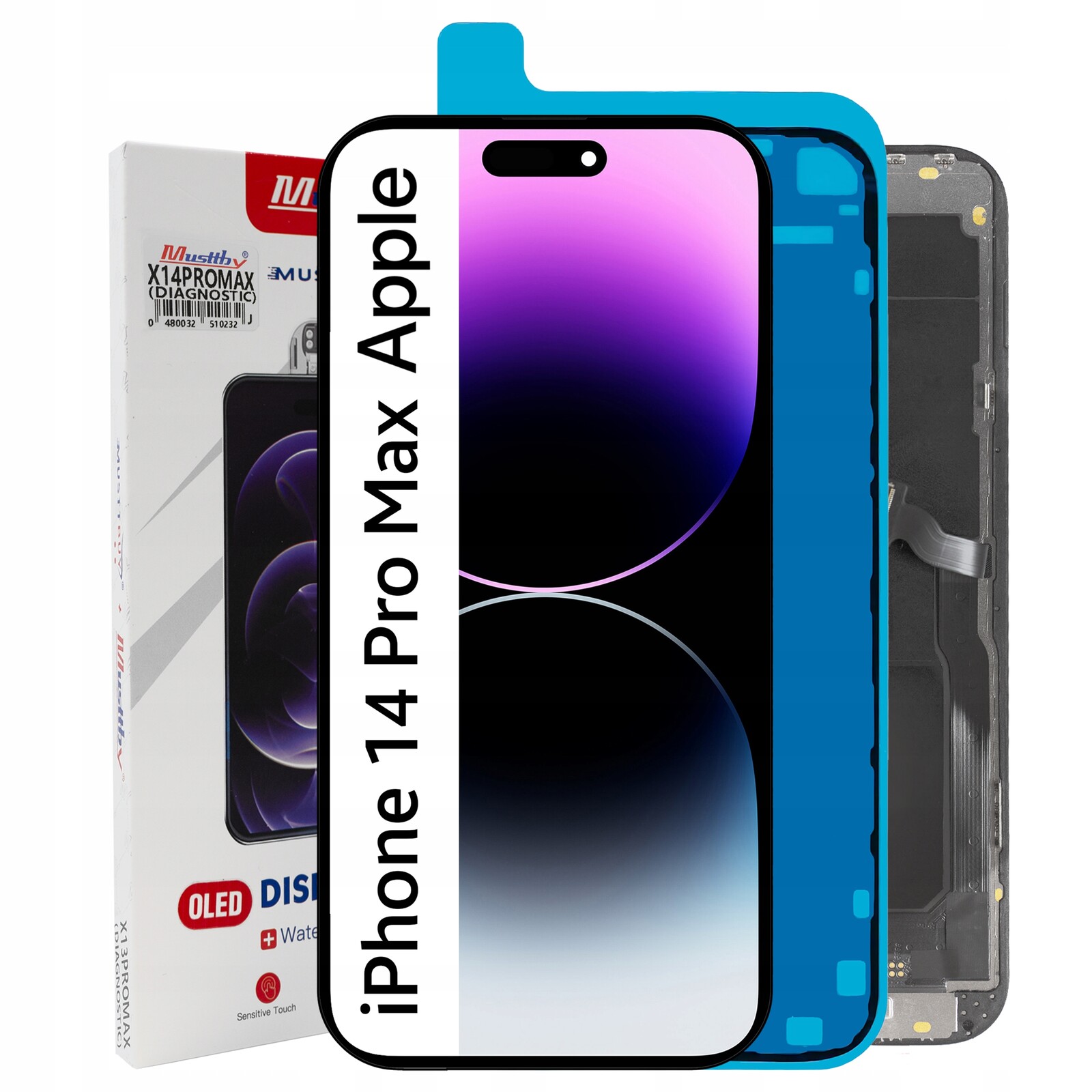 Displej pro iPhone 14 Pro Max LCD displej Soft Oled Diagnostic 120 Hz