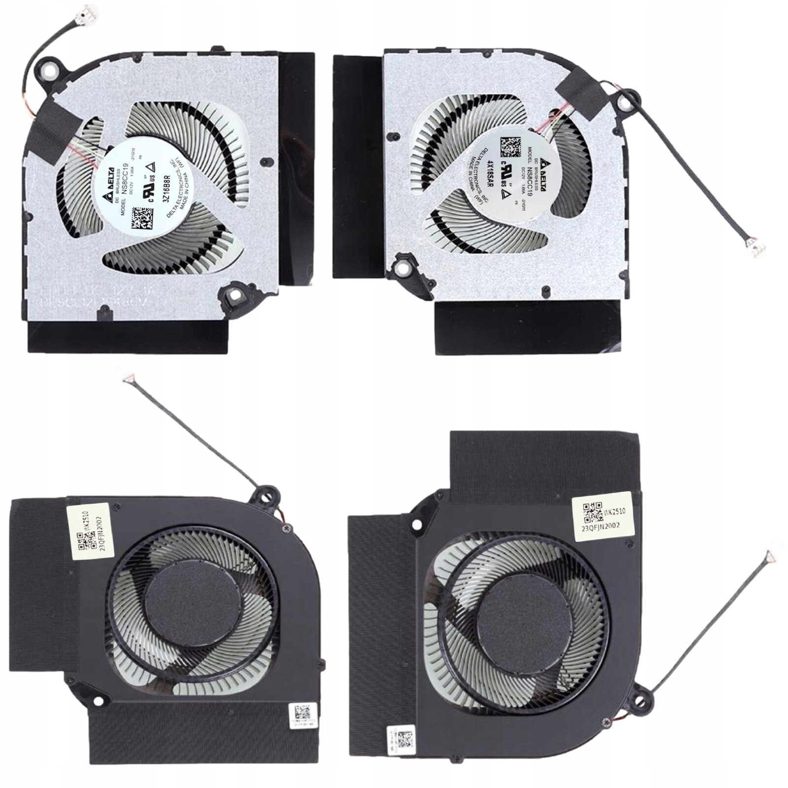 Ventilatoy Acer Nitro 5 AN515-58 AN517-55 N22C1 Cpu Gpu 12V Originál