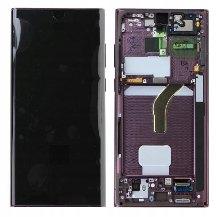 LCD Displej Samsung Galaxy S22 Ultra S908 Burgundský, Originální