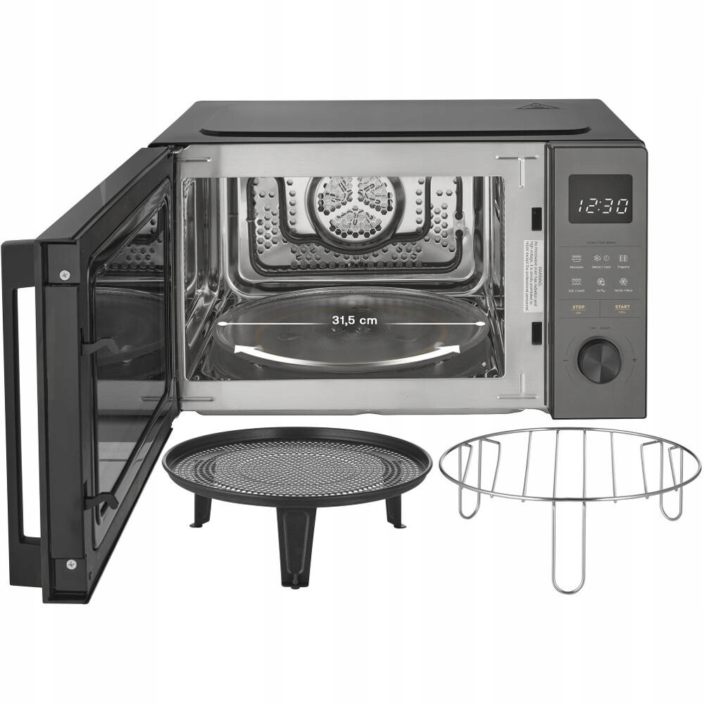 Mikrovlnná trouba Air Fryer 2200W Grill 3v1 Sencor SMW6025BK 25 litrů Termocirkulace