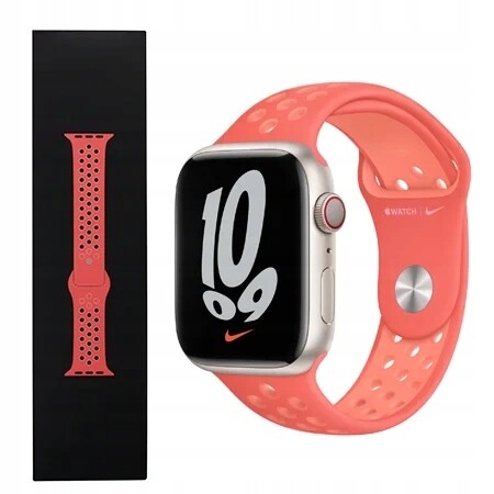 Originální Řemínek Nike Sport Band Apple Watch 42 44 45 49 MM Růžový