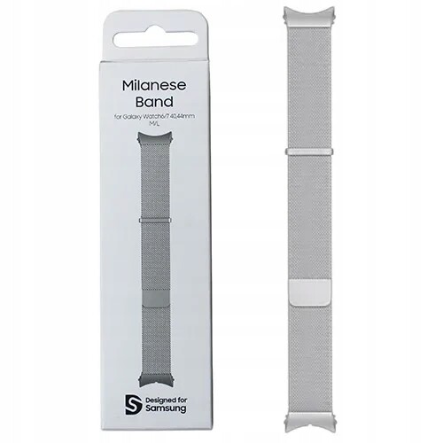 Samsung Watch 6 7 44 mm Náramek Milánský Tah Band M L Řemínek Na Hodinky Silver