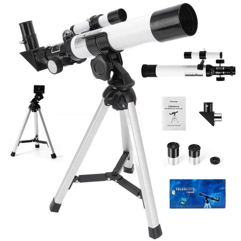 Astronomický Teleskop Dalekohled Skyline 40/400 MM Zoom 32X Příslušenství