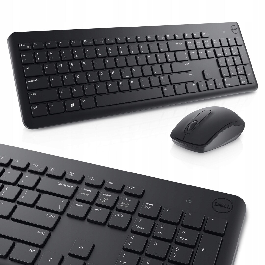 Dell Bezdrátový Set KM3322W Klávesnice Myš Polská Qwerty Us