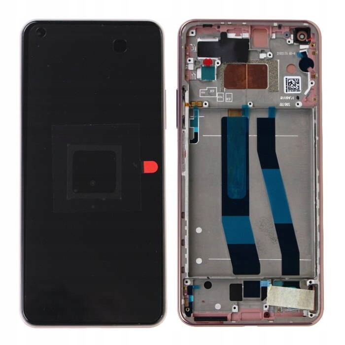 Xiaomi Mi 11 Lite Digitizer LCD Peach Pink Originální Displej