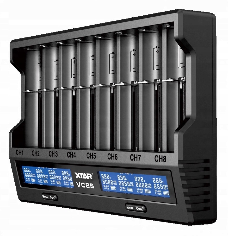 Nabíječka Li-ion Ni-MH 18650 20700 21700 Xtar VC8S