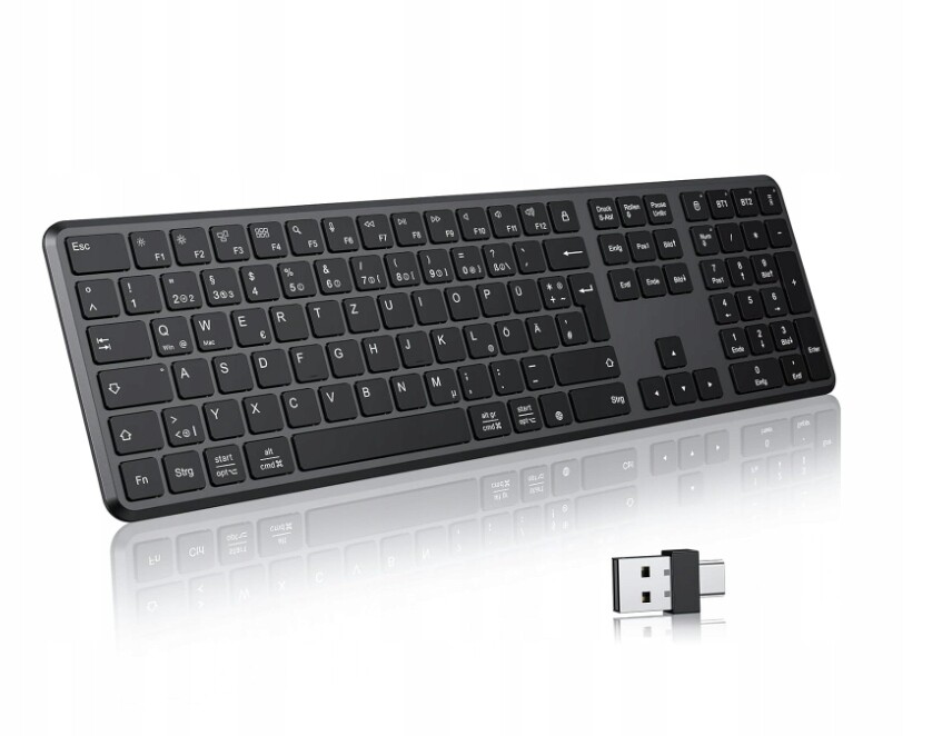 Bluetooth bezdrátová klávesnice Tecurs WK016, duální rozhraní