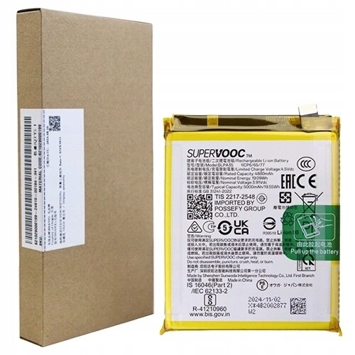 Baterie Akumulátor BLPA35 Realme 12 Pro RMX3842 12 Pro 5000 mAh Originální