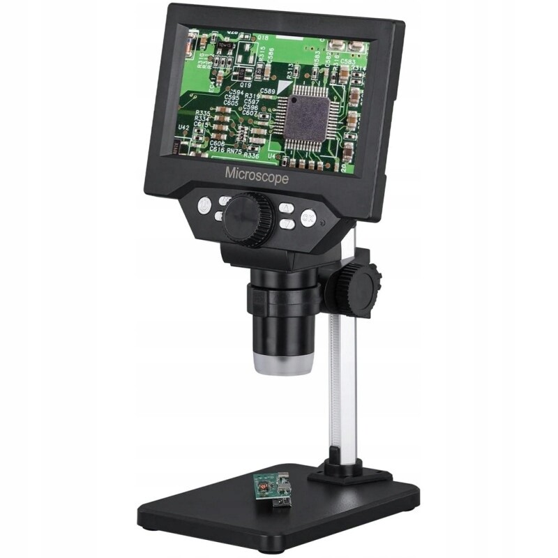 Digitální Vědecký Mikroskop S Hd Displejem 1x-1000x Servisní Kamera